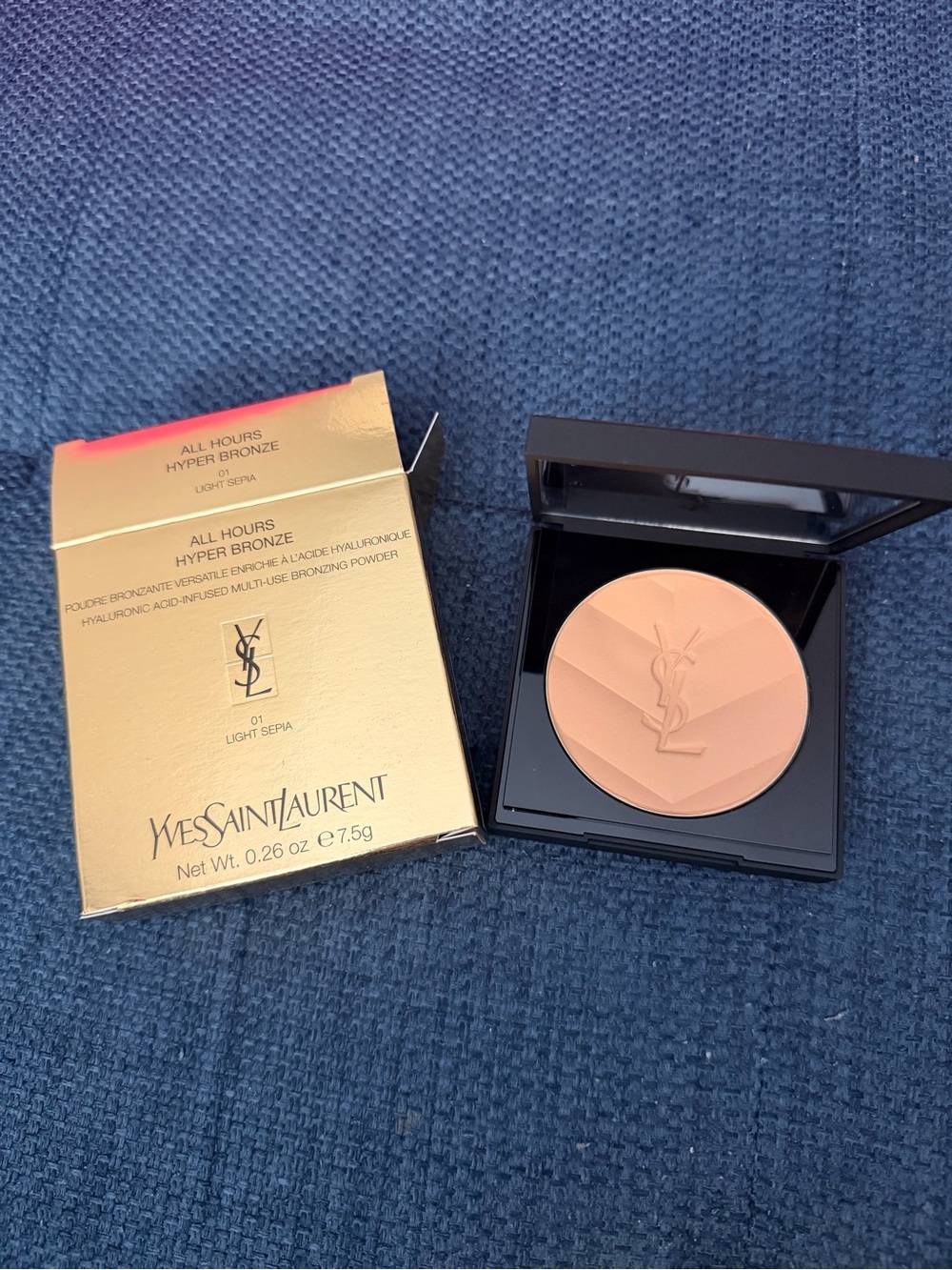 BNIB YSL Beauty All Hours Hyper Bronze Bronzing Powder - Light Sepia